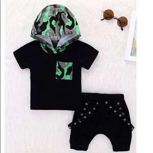 Baby boy 2 piece camo set